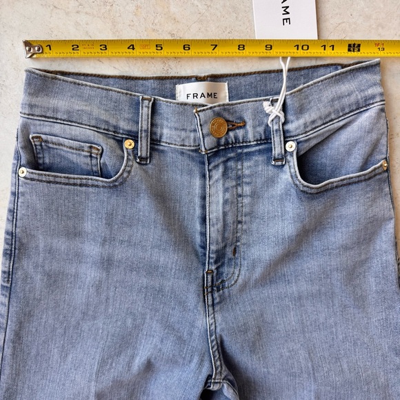 Frame Le Slim Palazzo Blue Wide Leg Jeans size 26 - Picture 8 of 12